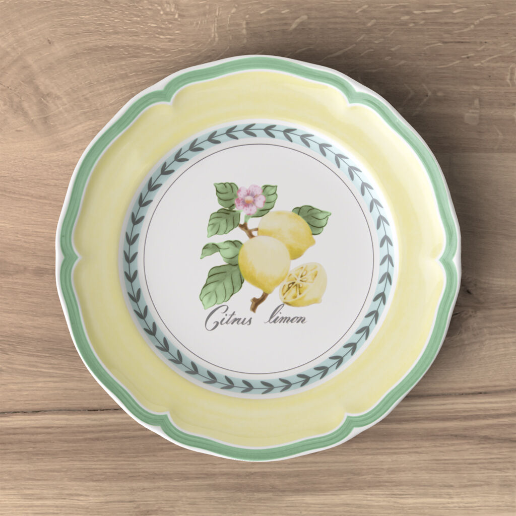 French Garden Valence Lemon Salad Plate