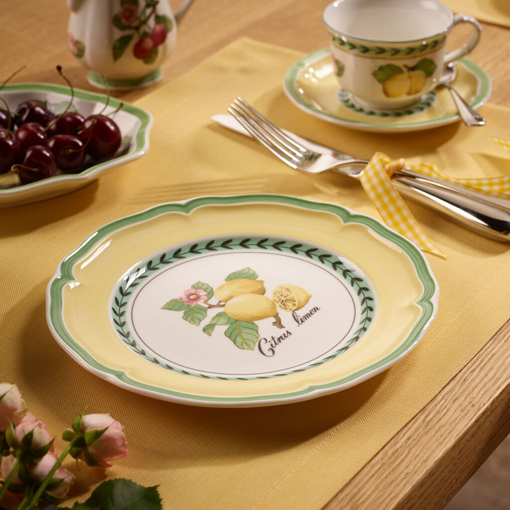 French Garden Valence Lemon Salad Plate