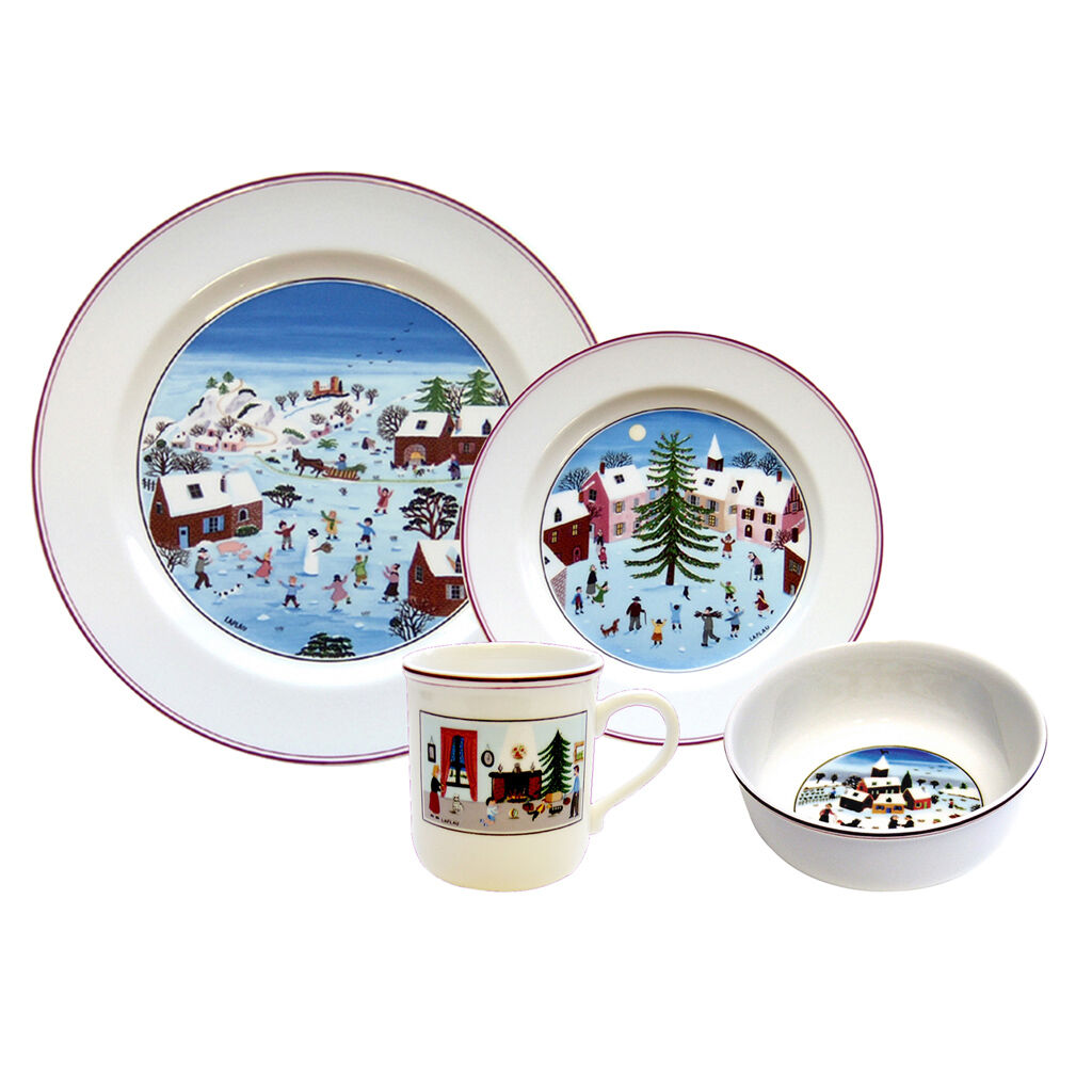 Design Naif Christmas 4 Piece Dinnerware Set