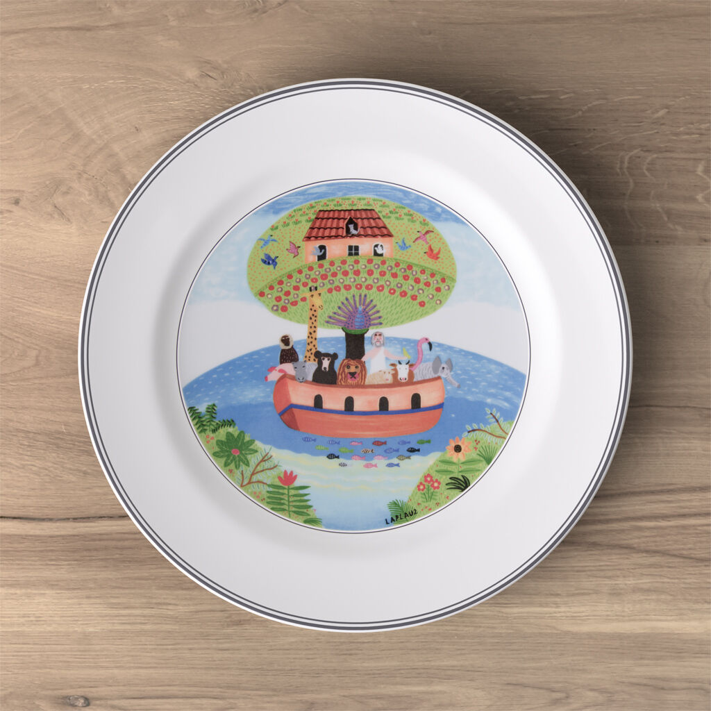 Design Naif Dinner Plate #2 – Noah’s Ark