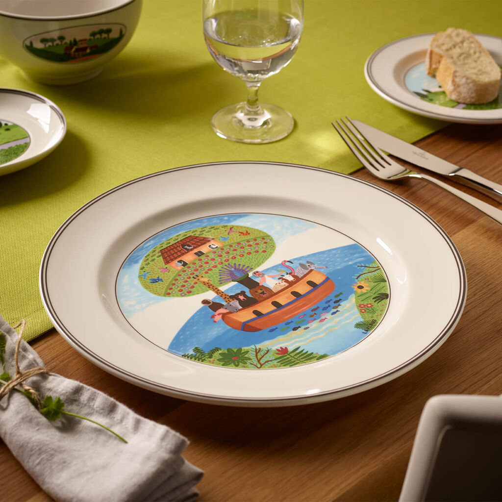 Design Naif Dinner Plate #2 – Noah’s Ark