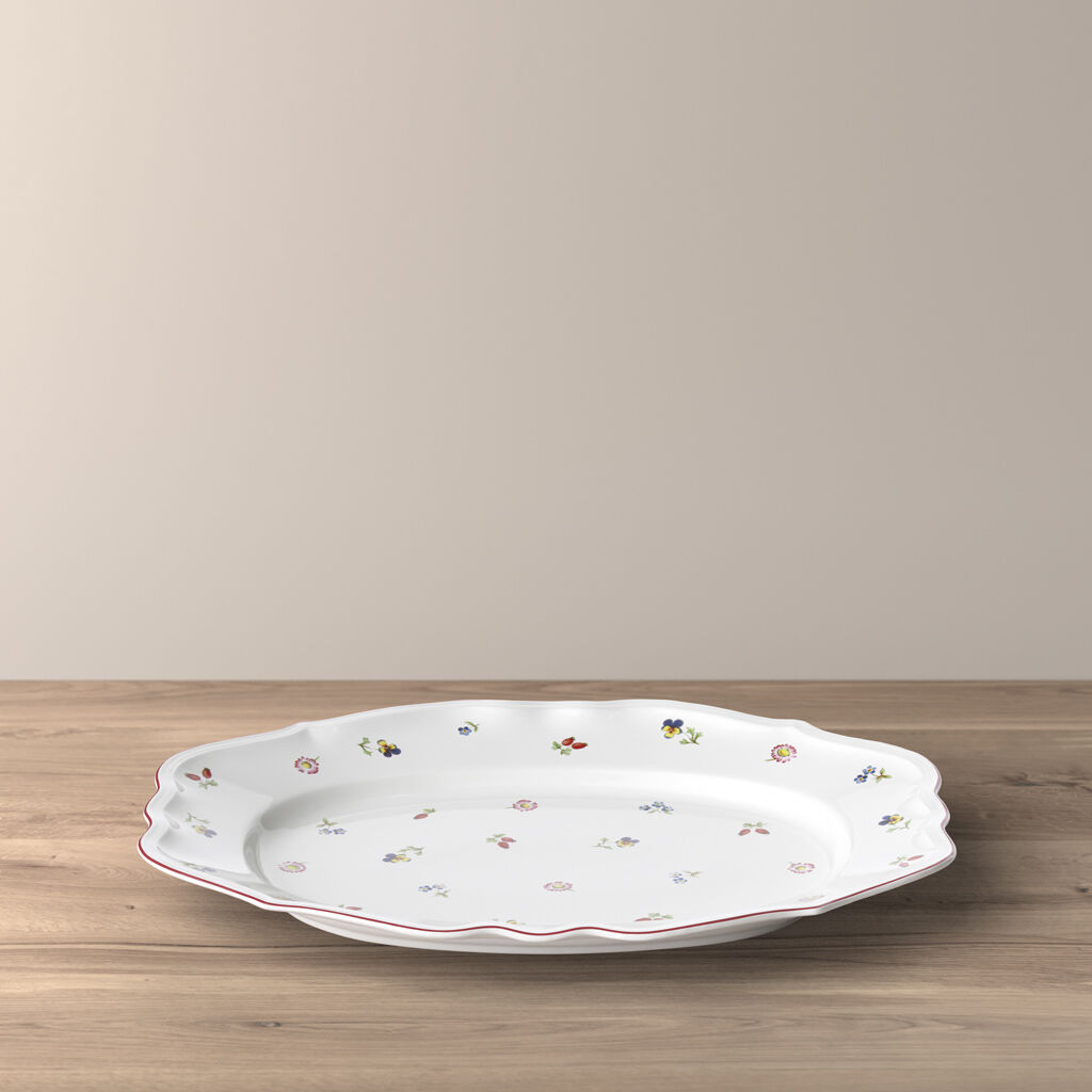 Petite Fleur Oval Platter, Large