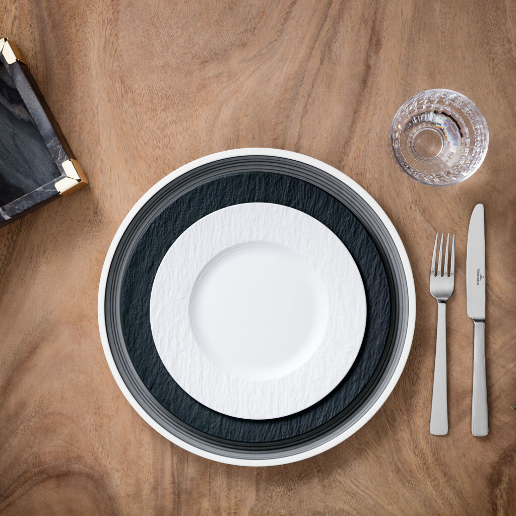 Manufacture Rock Blanc Salad Plate