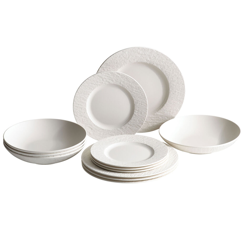 Manufacture Rock Blanc 12 PC Set