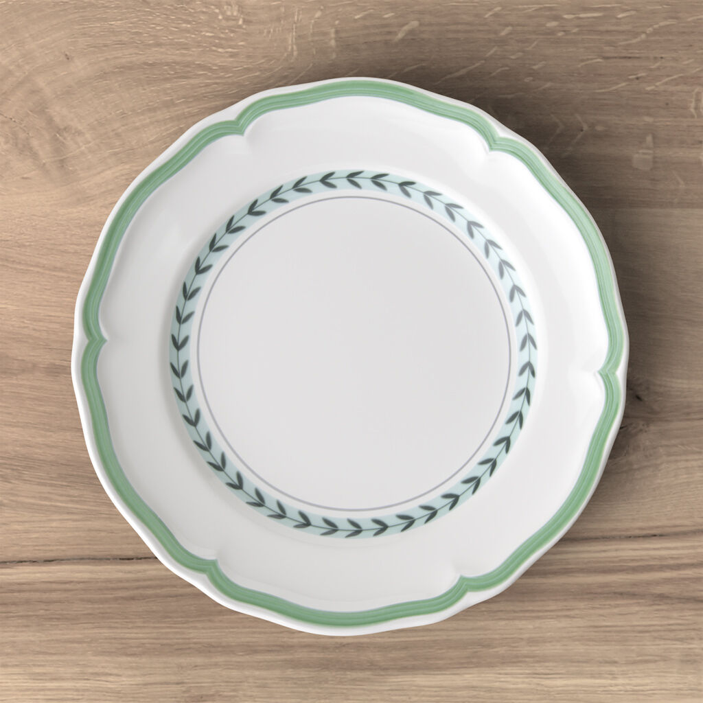 French Garden Green Line Salad Plate