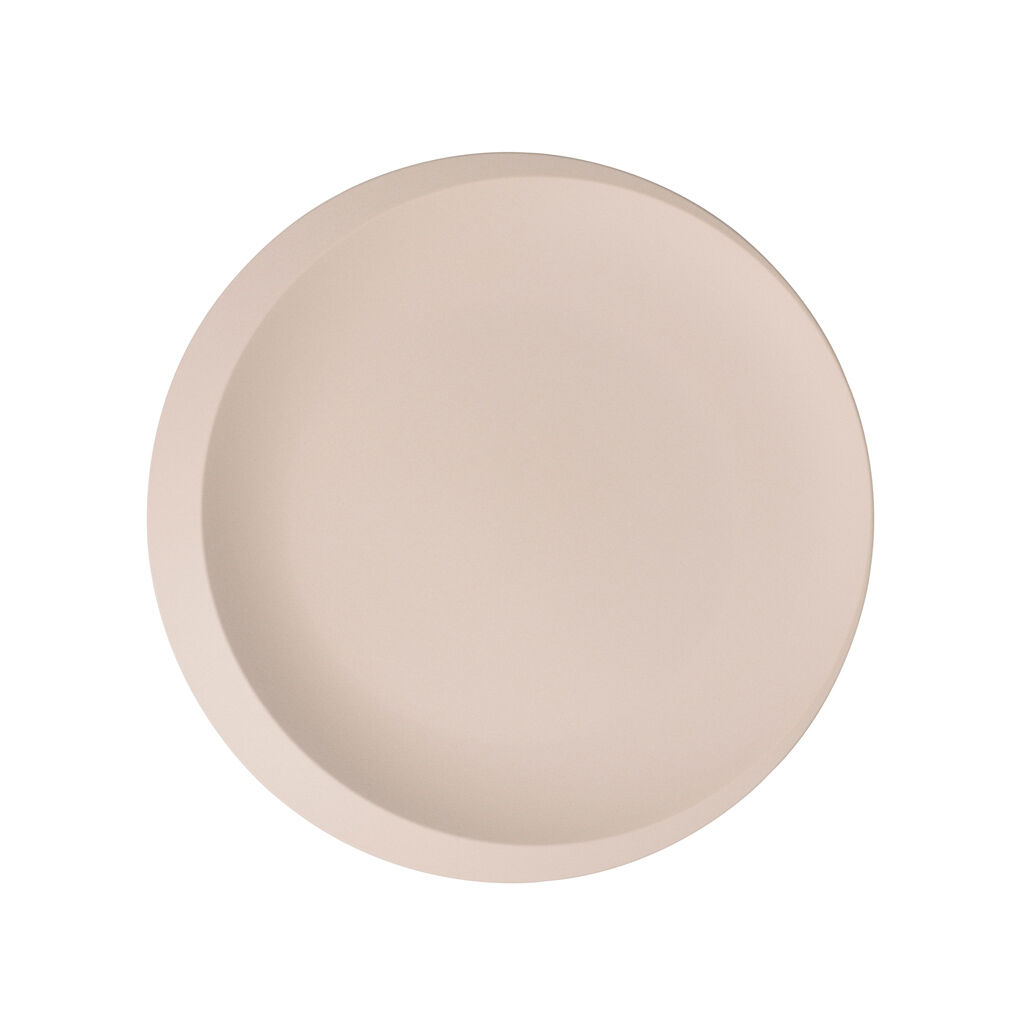 NewMoon beige Large Round Tray