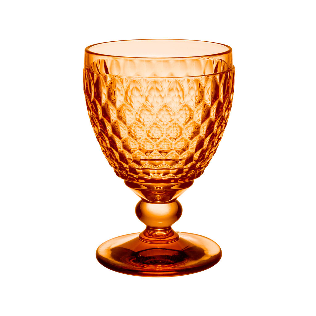 Boston Colored Goblet: Apricot Crush