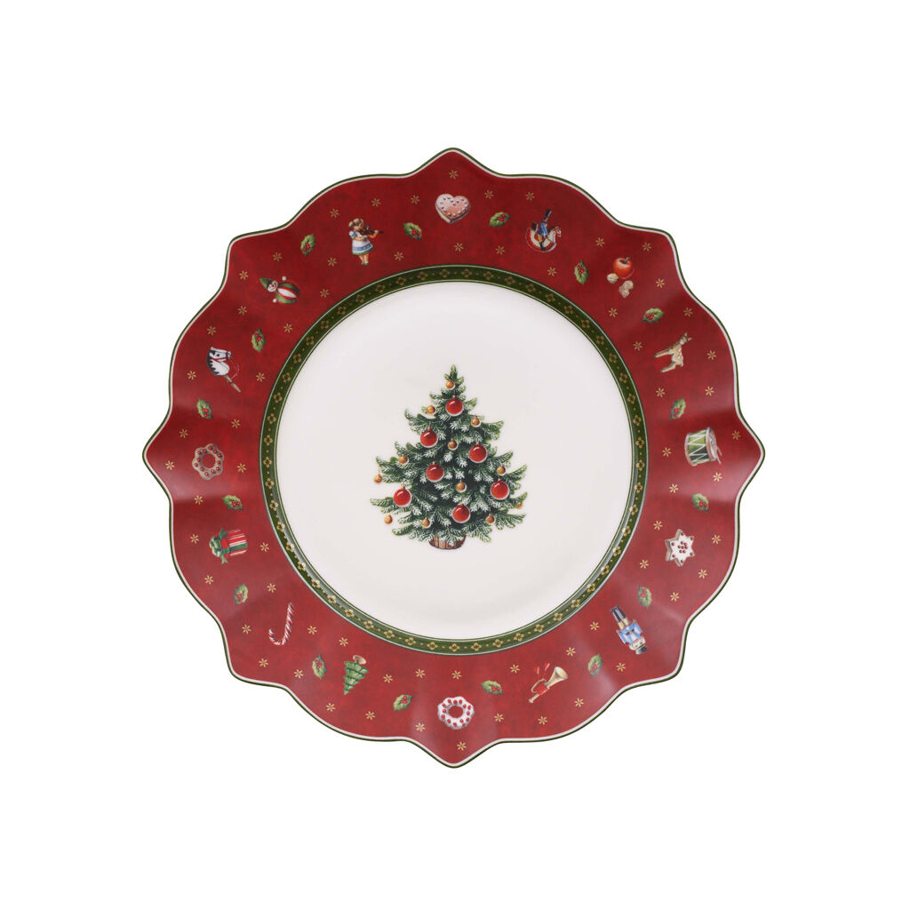 Toy’s Delight Salad Plate: Red