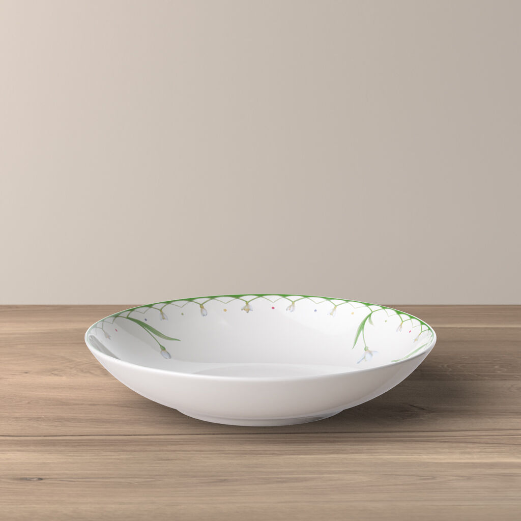 Colourful Spring Flat Bowl