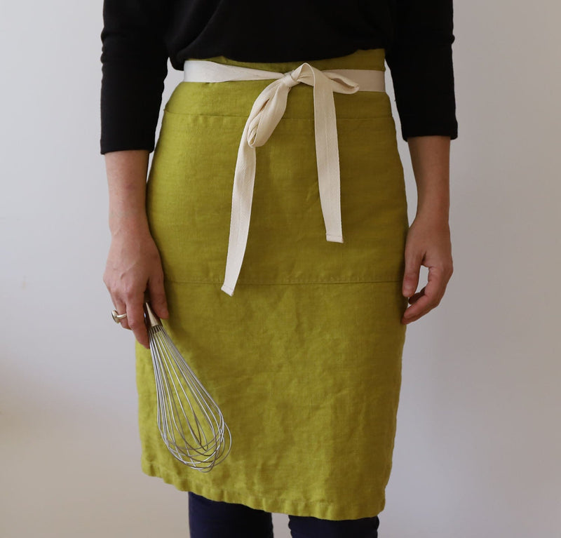 The Linen Half Apron