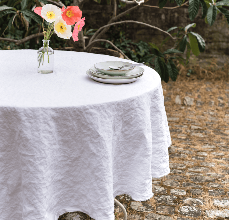 Orkney Linen Round Tablecloth